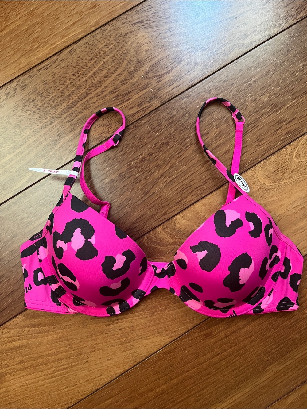 NWT PINK Victoria’s Secret T-Shirt Demi Bra